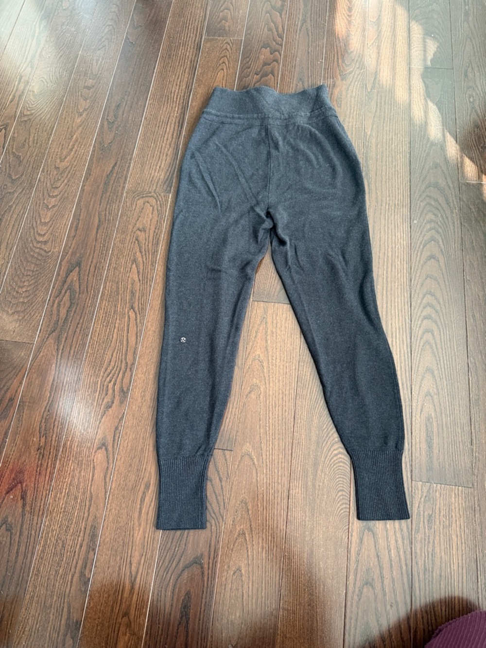 lululemon athletica Black Knit Jogger Pants